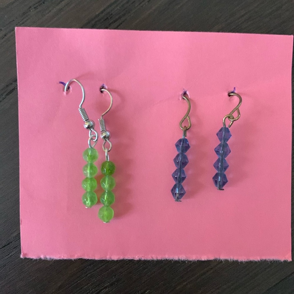 Dangling earrings